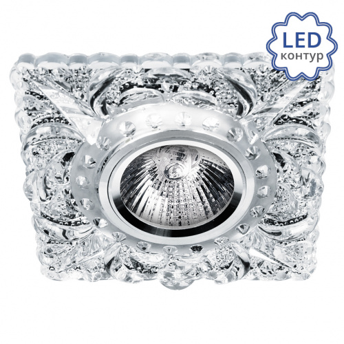 яСветильник светодиодный LUMIN'ARTE встраиваемый MR16 GU5.3 с 3W подсветкой прозрачный/хром 31x120MM 1/50 (PL15-DLL50GU5.3-3W) яСветильник светодиодный LUMIN'ARTE встраиваемый MR16 GU5.3 с 3W подсветкой прозрачный/хром 31x120MM 1/50 (PL15-DLL50GU5.3-3W)