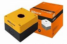 Корпус КП101 для кнопок 1место желтый TDM (SQ0705-0006)