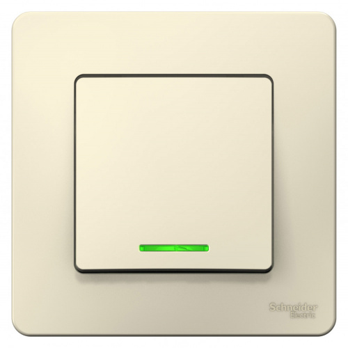 Выключатель 1-кл. С/У BLANCA 10А IP20 (сх. 1) 250В с подсветкой молочн. Systeme Electric BLNVS010112 (1/10/60) Выключатель 1-кл. С/У BLANCA 10А IP20 (сх. 1) 250В с подсветкой молочн. Systeme Electric BLNVS010112 (1/10/60)