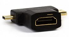 Адаптер Smartbuy HDMI F-miniHDMI M-microHDMI M (1/1000) (A119)