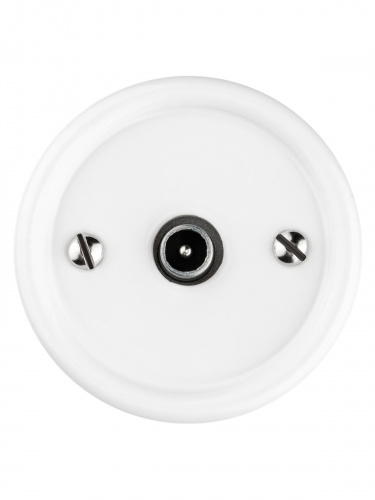 Розетка TDM TV оконечная белая «Болонь» (1/72) (SQ1820-0053) фото 5