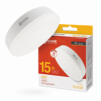 Лампа светодиодная IN HOME GX53-VC 15Вт 230В 3000К 1430Лм (10/100) (4690612020815)