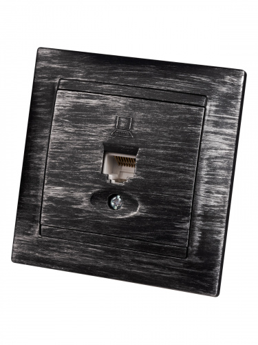 Розетка компьютерная RJ45 старинное серебро с/у, "Лама" (1/10) TDM (SQ1815-0657) фото 3 Розетка компьютерная RJ45 старинное серебро с/у, "Лама" (1/10) TDM (SQ1815-0657) фото 3