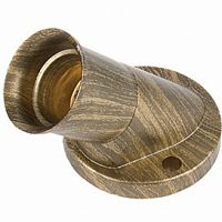 Патрон ECOLA накладной наклонный E27 Черненая бронза (10/300) (AB7SNOEAY)