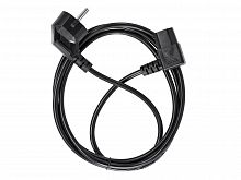 Кабель компьютер - розетка 220V EU (угол-угол)<VDE> 3GX0,75mm2, 1,8m, медь, Telecom <TE021DA-CU0.75-1.8M>  (1/60)