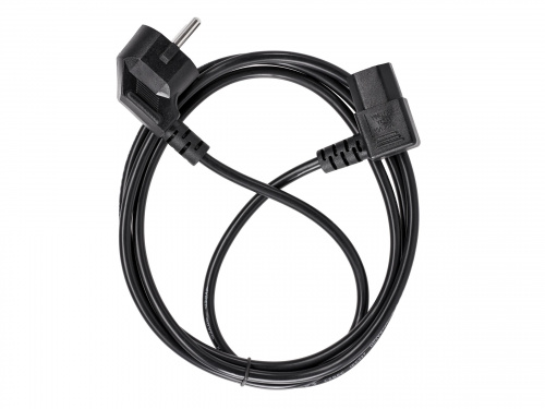 Кабель компьютер - розетка 220V EU (угол-угол)<VDE> 3GX0,75mm2, 1,8m, медь, Telecom <TE021DA-CU0.75-1.8M>  (1/60)