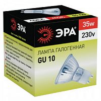 Лампа ЭРА галогенная GU10-JCDR (MR16)-35W-230V GU10 35Вт софит теплый белый свет (1/200) (C0027385)