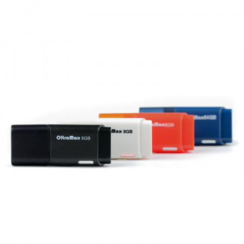 Флеш-накопитель USB  8GB  OltraMax  240  белый (OM-8GB-240-White) фото 3