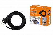 Кабель TDM нагревательный саморегулирующийся "Стоплёд" НСК10-В с вилкой, в трубу (10м/100Вт) (1/5) (SQ2510-0015)