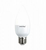 Лампа светодиодная SMARTBUY C37 9,5Вт 220V 3000K E27 (свеча, теплый свет) (10/100) (SBL-C37-9_5-30K-E27)
