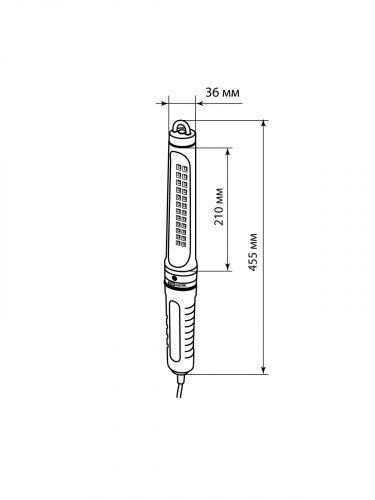 Светильник переносной светодиодный ФП12, SMD 10 Вт, 800 лм, 230 В, IP65, шнур 5 м, сетевой, TDM (1/10) (SQ0306-0012) фото 2