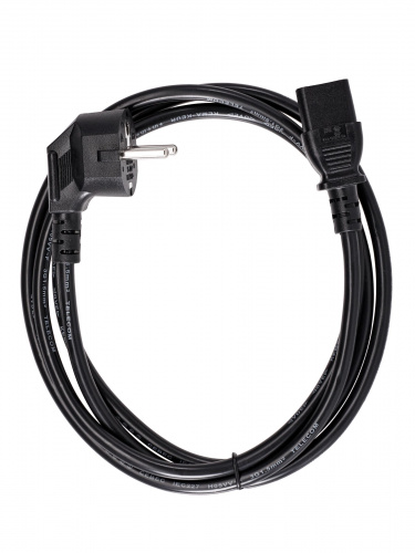 Кабель компьютер - розетка 220V EU (угловой)<VDE> 3GX1,5mm2, 1,8m, медь, Telecom <TY021-CU1.5-1.8M> (1/50) фото 9