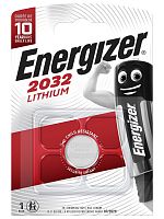 Элемент питания ENERGIZER  CR 2032  Lithium (1бл)   (10/140) (E301021302)