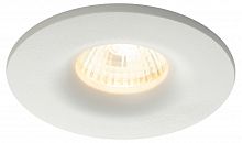 Светильник ЭРА встраиваемый алюминиевый KL105 WH MR16 GU5.3 белый (1/100) (Б0059791)