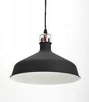 Светильник подвесной (подвес) ЭРА PL2 BK/RC в стиле LOFT металл E27 max 60W высота плафона 200мм подвеса 780мм черный/медь (1/8) (Б0037413)