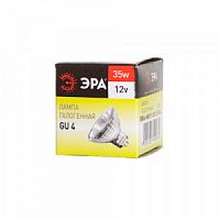 Лампа ЭРА галогенная GU4-MR11-35W-12V-30CL GU4 35Вт софит теплый белый свет (1/200) (C0027362)