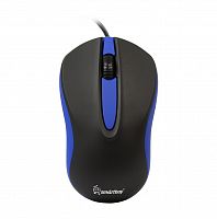Мышь проводная Smartbuy 329, USB, черный/синяя (1/100) (SBM-329-KB)
