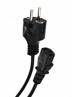 Кабель компьютер--> розетка 220V EU (прямой) <VDE> 3GX0,5mm2, 1,8m, медь, TELECOM <TE021-CU0.5-1.8> (1/60) (TE021-CU0.5-1.8M)
