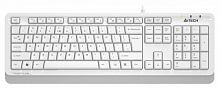 Клавиатура проводная A4Tech Fstyler FKS10 белый/серый USB (1/20) (FKS10 WHITE)