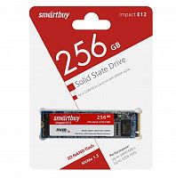 Внутренний SSD  Smart Buy  256GB  Impact E12, PCIe Gen3 x4, R/W - 3200/1250 MB/s, (M.2), 2280, Phison PS5012-E12, TLC 3D NAND (SBSSD-256GT-PH12-M2P4)