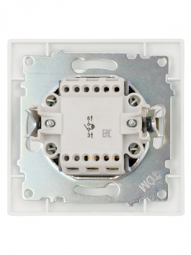 Выключатель 1 кл. с подсветкой 10А перламутр "Лама" (10/120) TDM (SQ1815-0804) фото 4 Выключатель 1 кл. с подсветкой 10А перламутр "Лама" (10/120) TDM (SQ1815-0804) фото 4