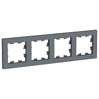 Рамка 4-м ATLASDESIGN универс. грифель Systeme Electric ATN000704 (1/5/20)