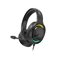 Игровая гарнитура RITMIX RH-615M 20-20000 Гц, 32 Ом, чувс.105дБ, микр. чувст. 44дБ, всенапр, каб.2м, рег. громк, RGB-подсв., USB+3,5мм, Чёрная (1/20) (80005779)