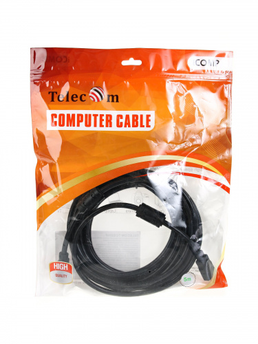 Кабель HDMI-19M --- HDMI-19M ver 2.0+3D/Ethernet,2 фильтра 5m Telecom <TCG200F-5M> (1/25) фото 3