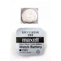 Элемент питания MAXELL  SR 1116 (366)   (10/100) (10111)