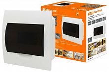 Бокс ЩРВ-П-8 модулей встраиваемый пластик IP41 TDM (1/20) (SQ0902-0003)